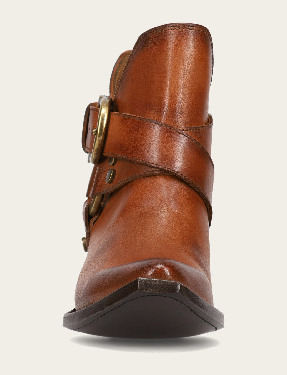 Women's Caramel Sacha Multi Strap Booties Caramel