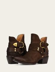 Women's Chocolate Sacha Multi Strap Booties Chocolate
