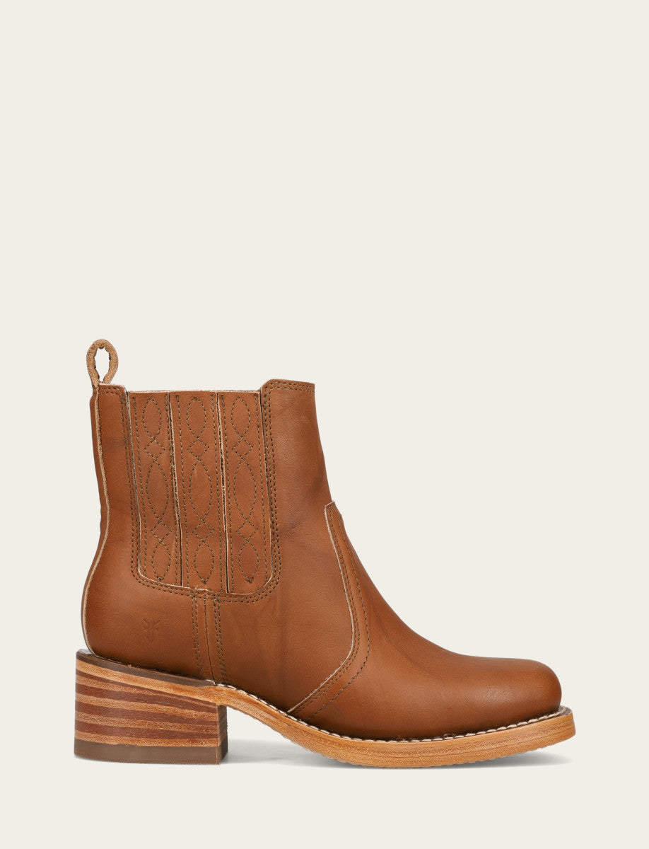 Women's Saddle Campus Chelsea Booties Saddle