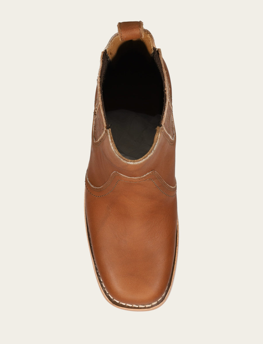 Women's Saddle Campus Chelsea Booties Saddle