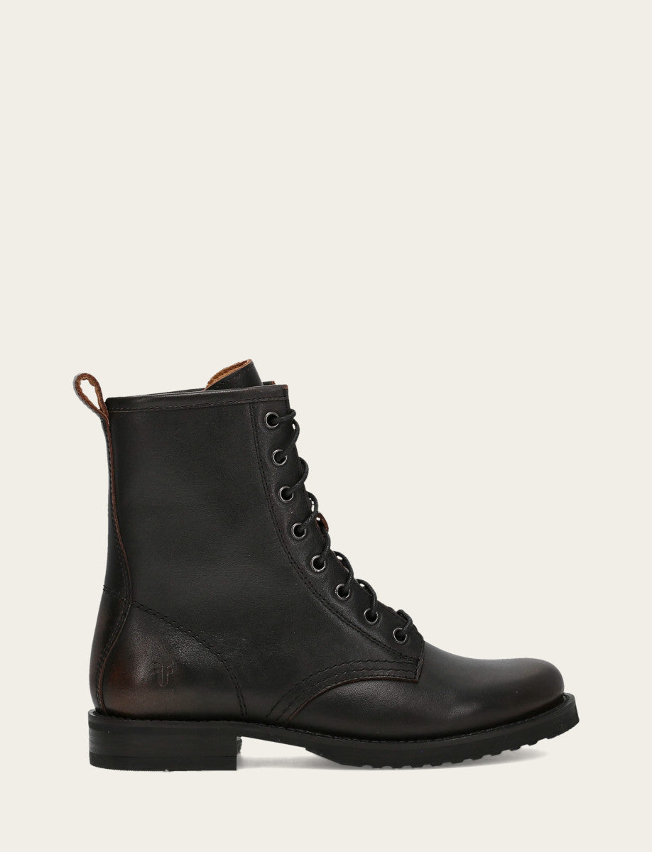 Antique Brown Veronica Flex Combat Boot Antique Brown