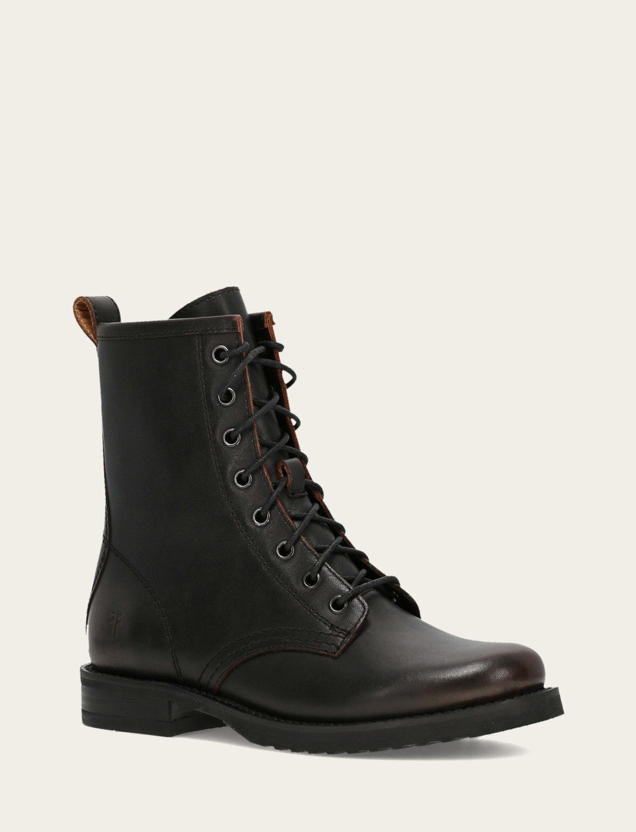 Antique Brown Veronica Flex Combat Boot Antique Brown