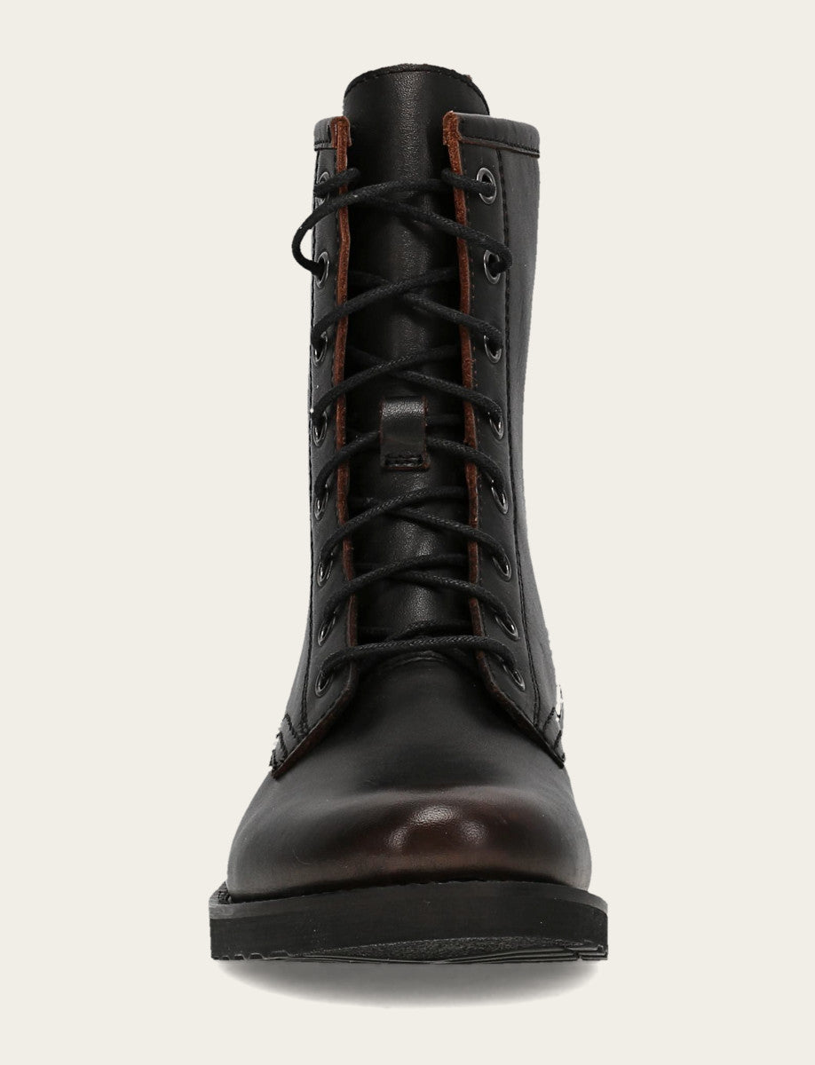 Antique Brown Veronica Flex Combat Boot Antique Brown