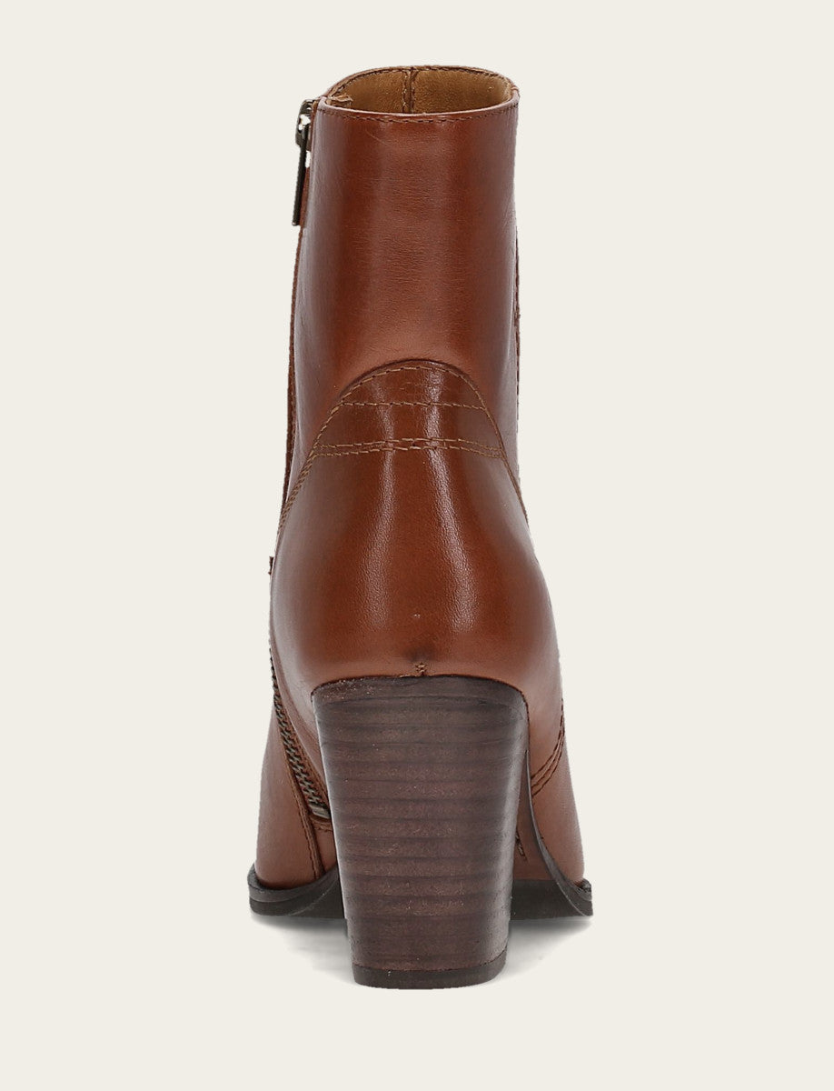 Women's Cinnamon Shiloh Zip Booties Cinnamon