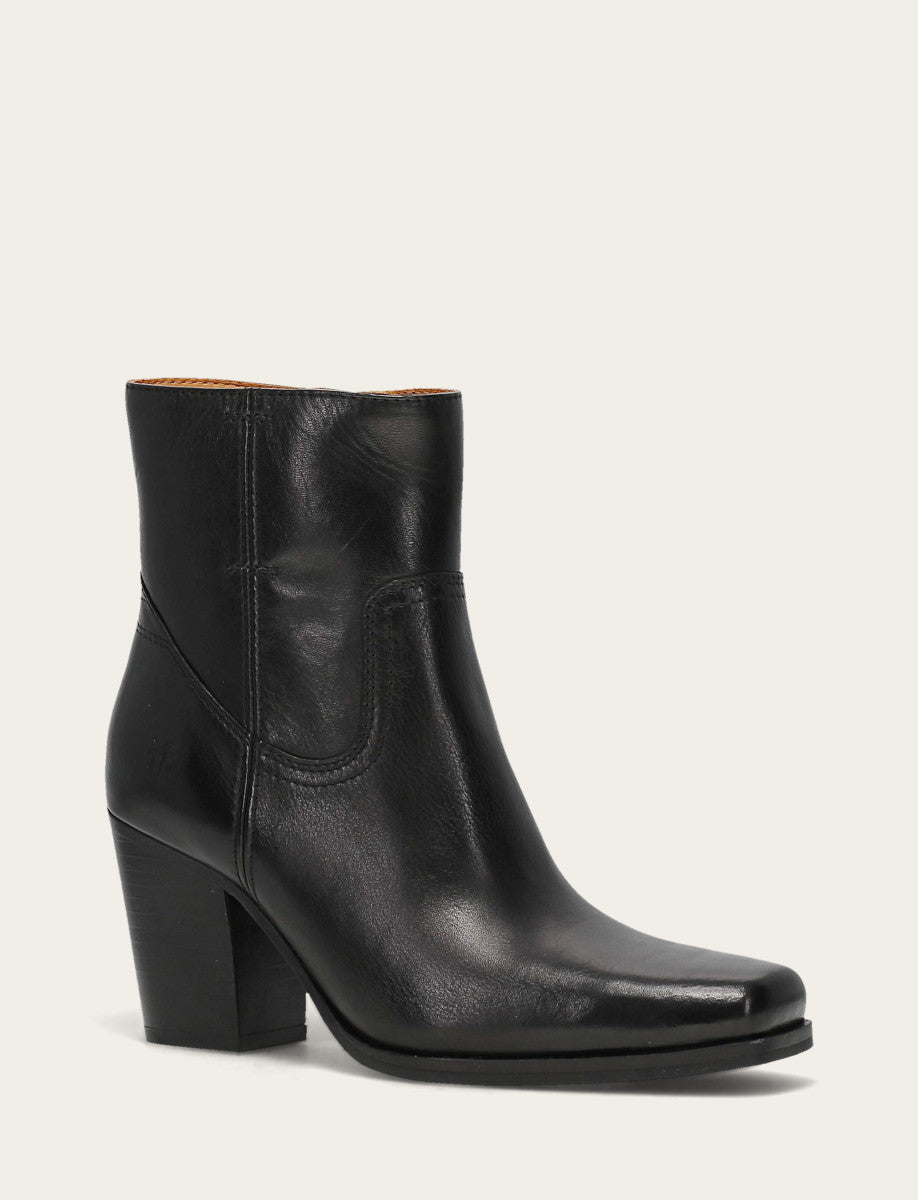 Women's Black Shiloh Zip Booties Black
