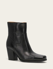 Women's Black Shiloh Zip Booties Black