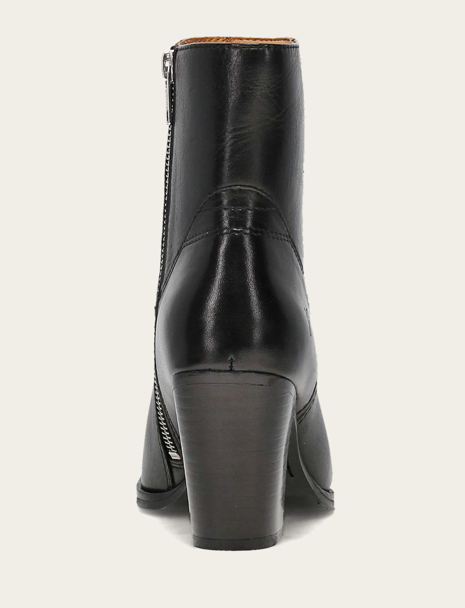 Women's Black Shiloh Zip Booties Black