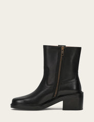 Women's Black Kate Short Inside Zip Boot Black