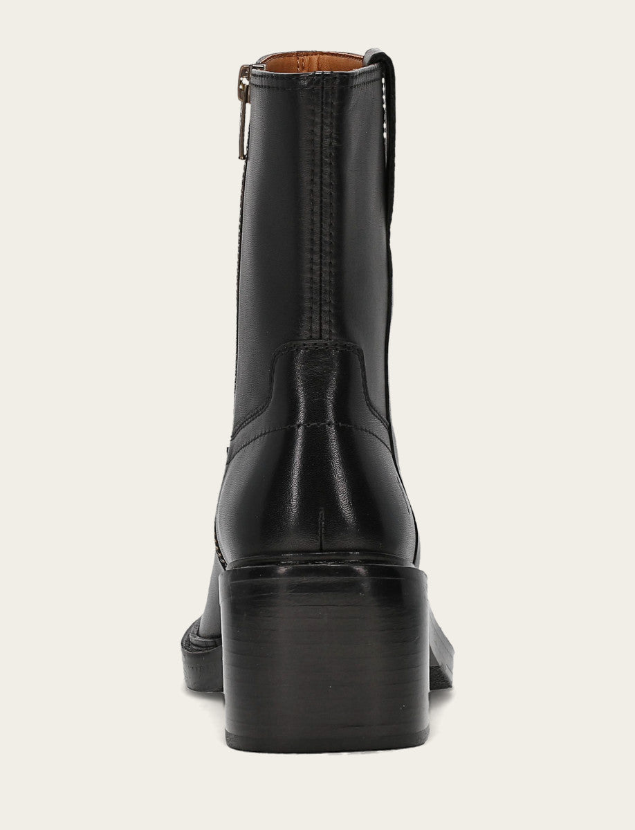 Women's Black Kate Short Inside Zip Boot Black