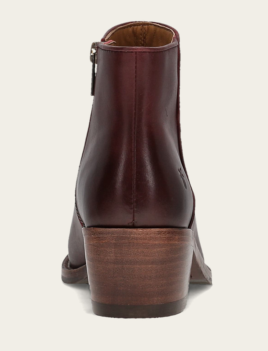Women's Merlot Carson 2 Piping Booties Merlot