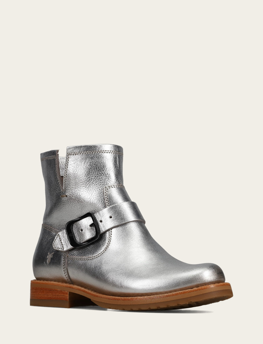 Women's Silver Veronica Flex Booties Silver