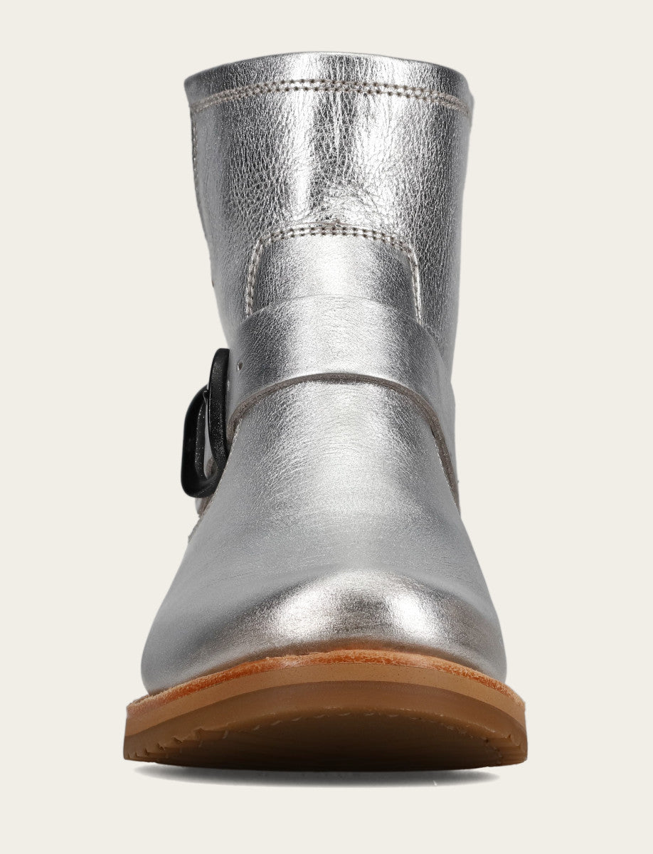 Women's Silver Veronica Flex Booties Silver
