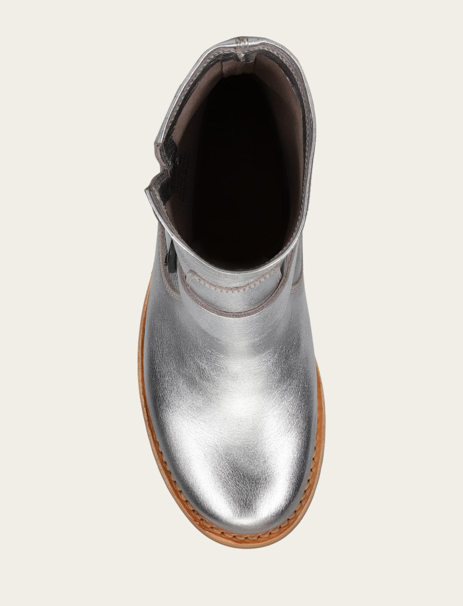 Women's Silver Veronica Flex Booties Silver