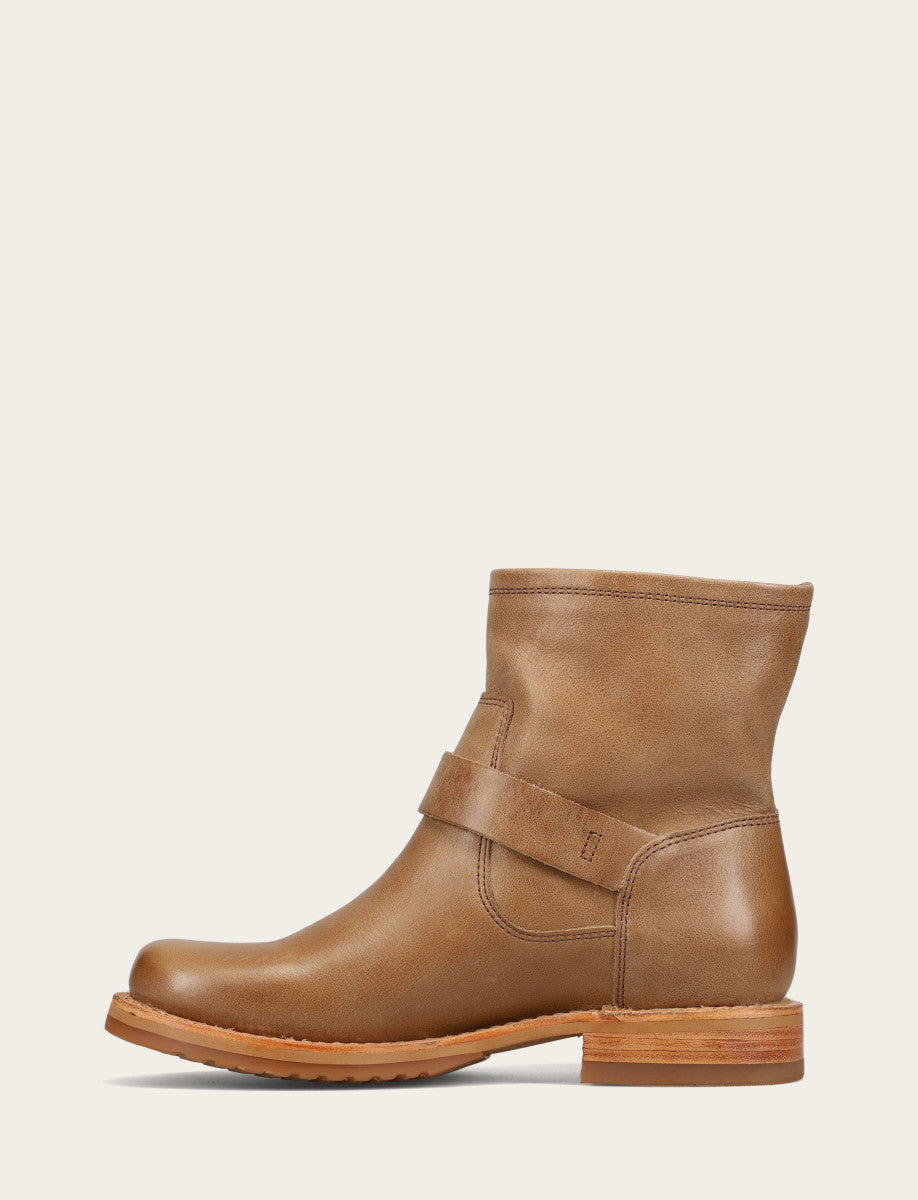 Women's Beige Veronica Flex Booties Beige