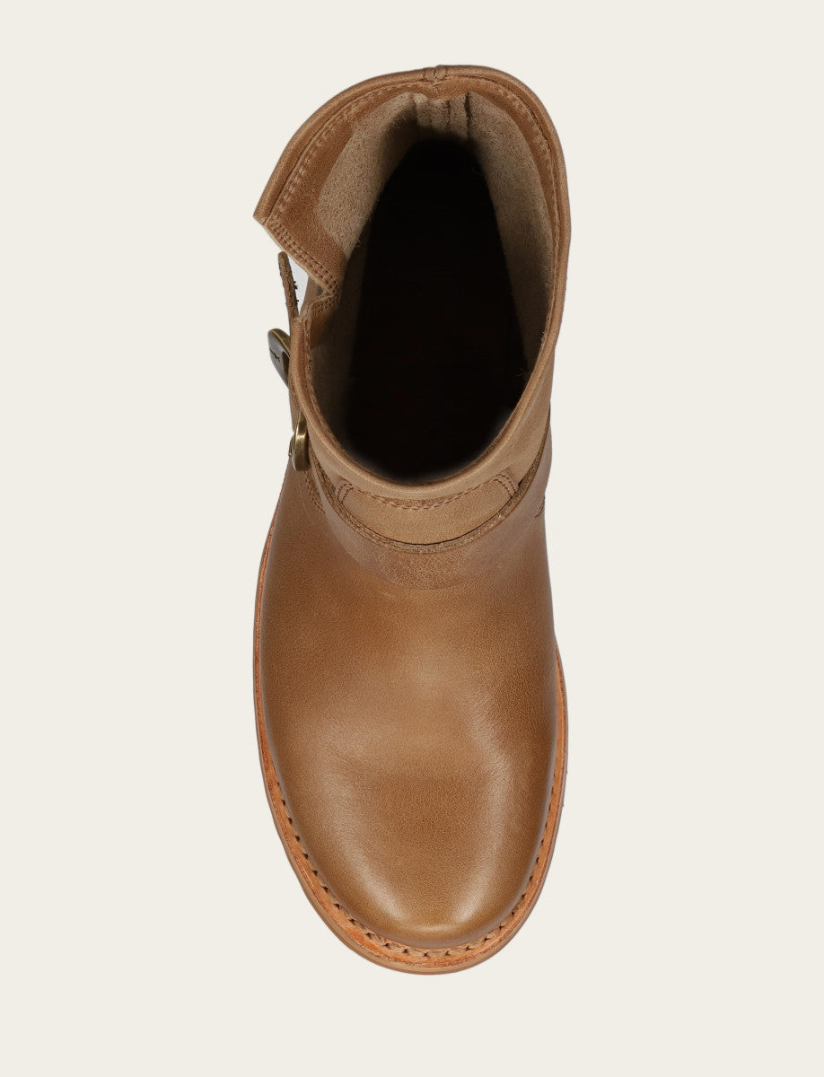 Women's Beige Veronica Flex Booties Beige