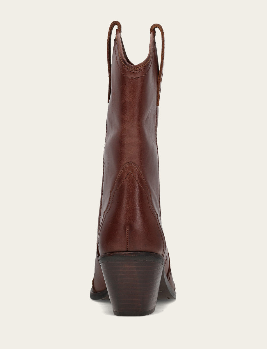Women's Saddle Sara Wingtip Stud Western Boots Saddle