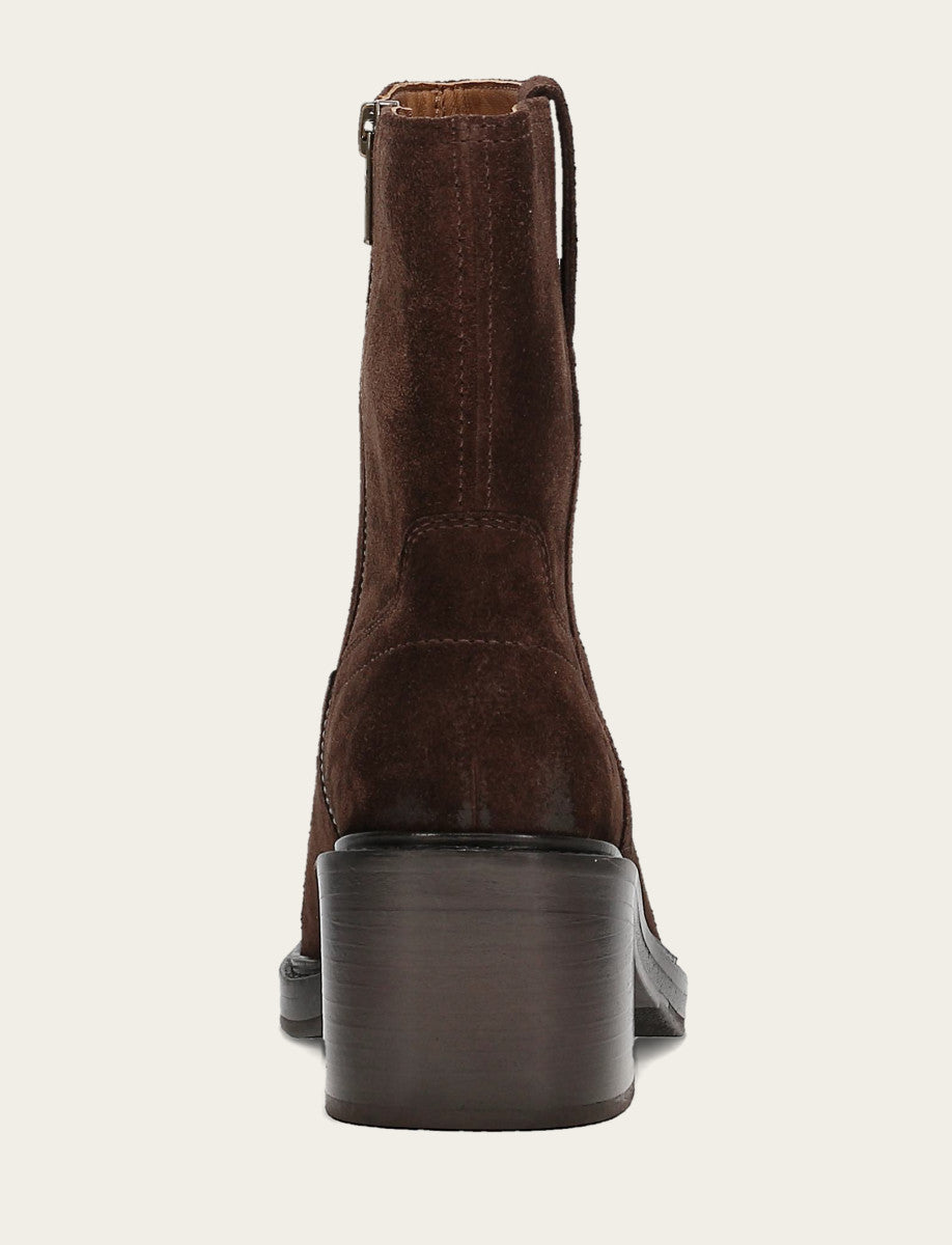 Women's Chocolate Kate Short Inside Zip Boot Chocolate