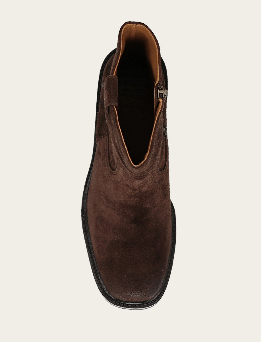 Women's Chocolate Kate Short Inside Zip Boot Chocolate