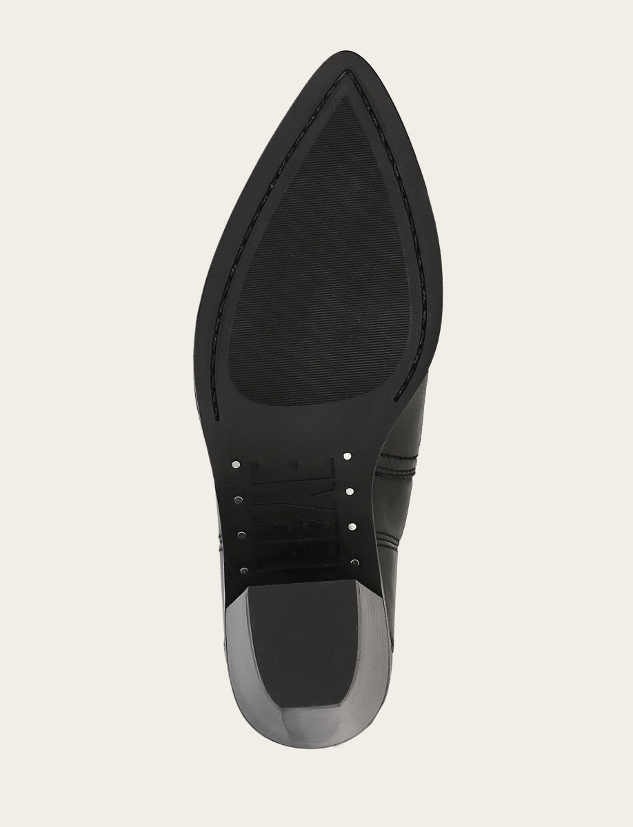 Women's Black Sara Wingtip Stud Boot Black