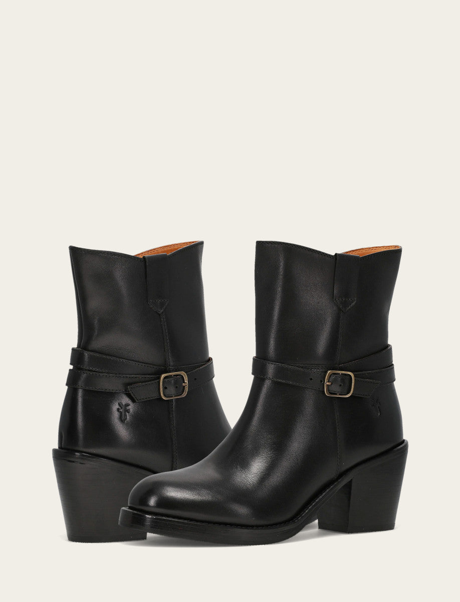 Women's Black Rylee Belted Inside Zip Boot Black