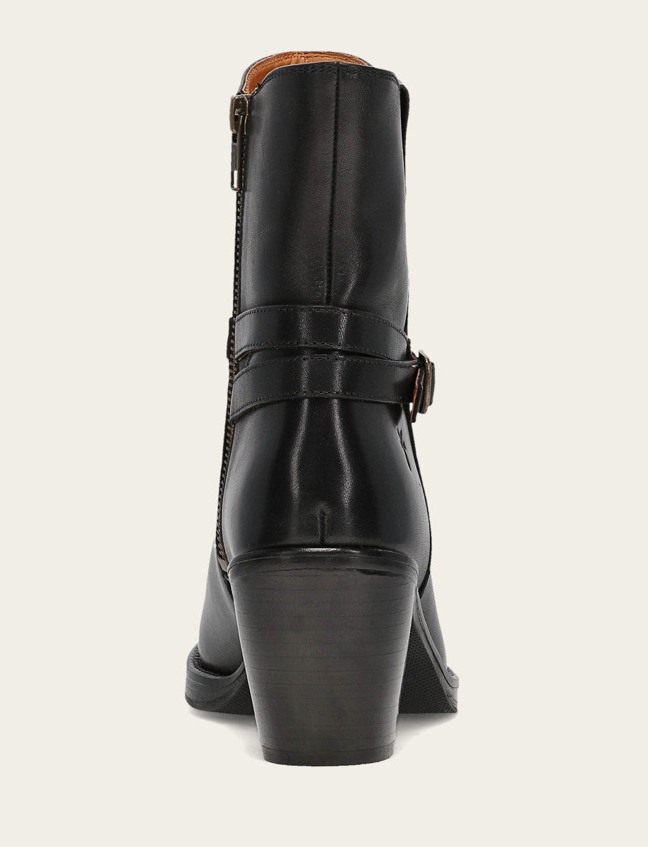 Women's Black Rylee Belted Inside Zip Boot Black