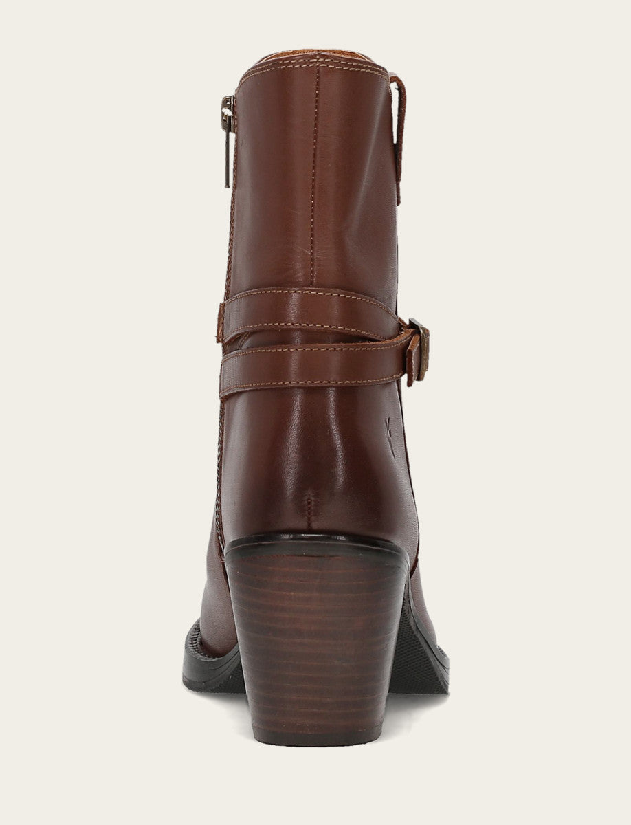 Women's Walnut Rylee Belted Inside Zip Boot Walnut
