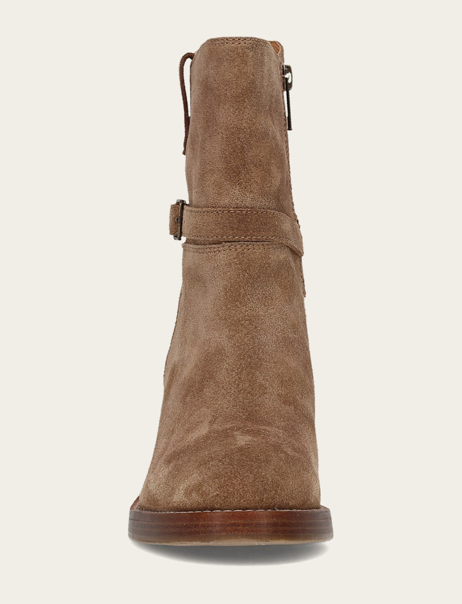 Women's Mushroom Rylee Belted Inside Zip Boot Mushroom