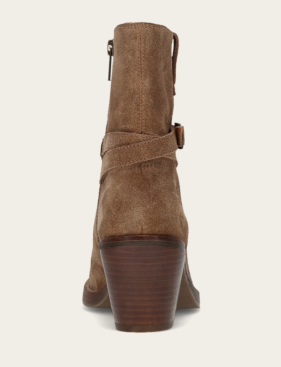 Women's Mushroom Rylee Belted Inside Zip Boot Mushroom