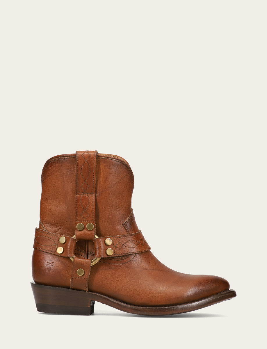 Women's Saddle Billy Short Harness Booties Saddle
