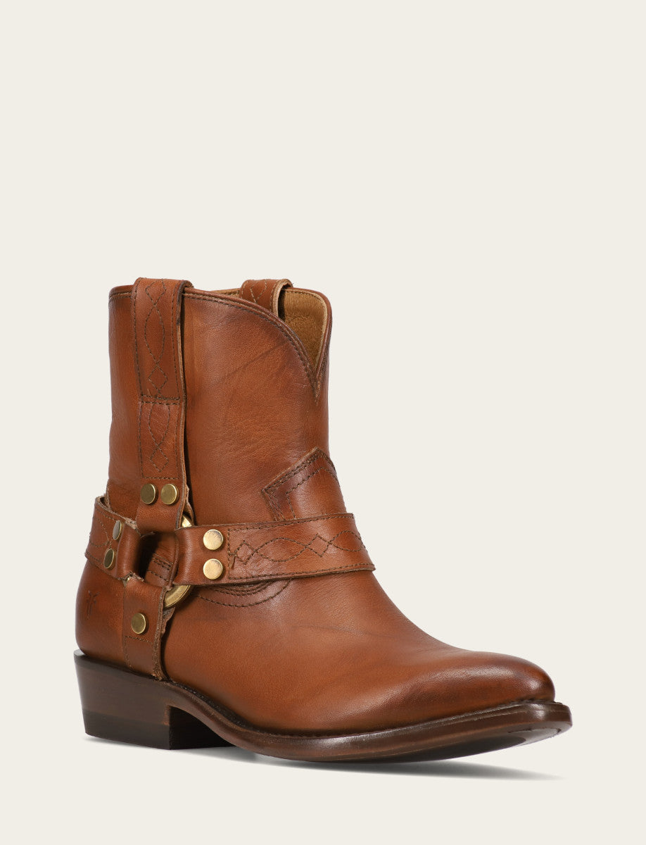 Women's Saddle Billy Short Harness Booties Saddle