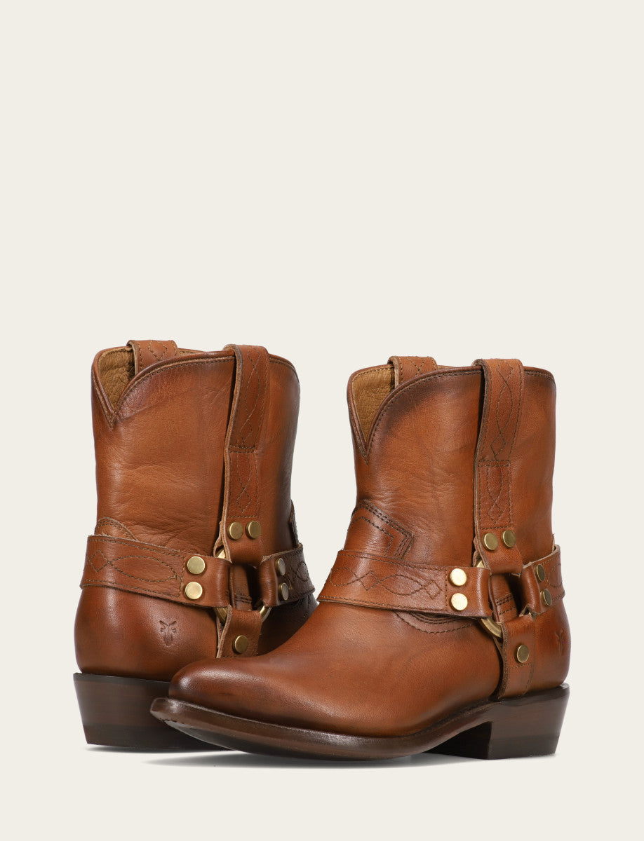 Women's Saddle Billy Short Harness Booties Saddle