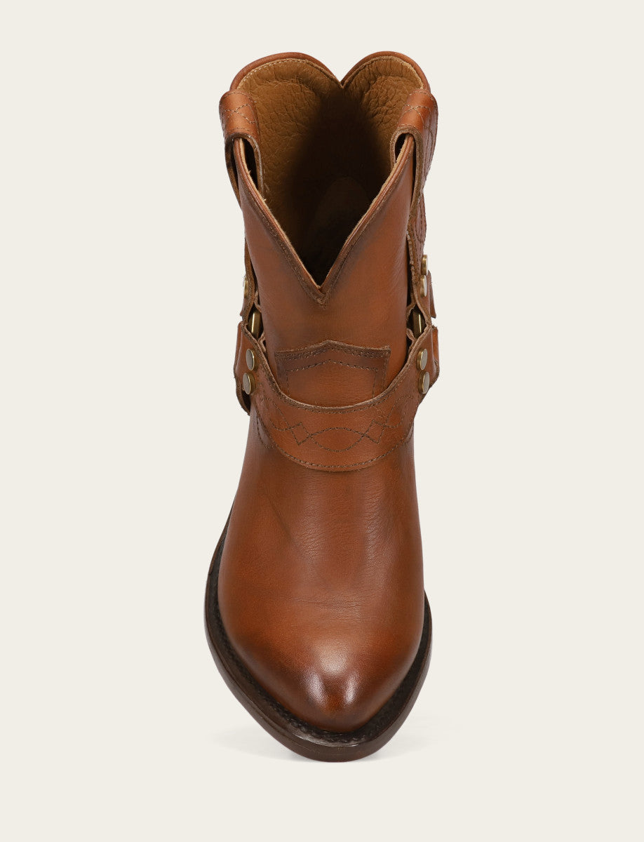 Women's Saddle Billy Short Harness Booties Saddle