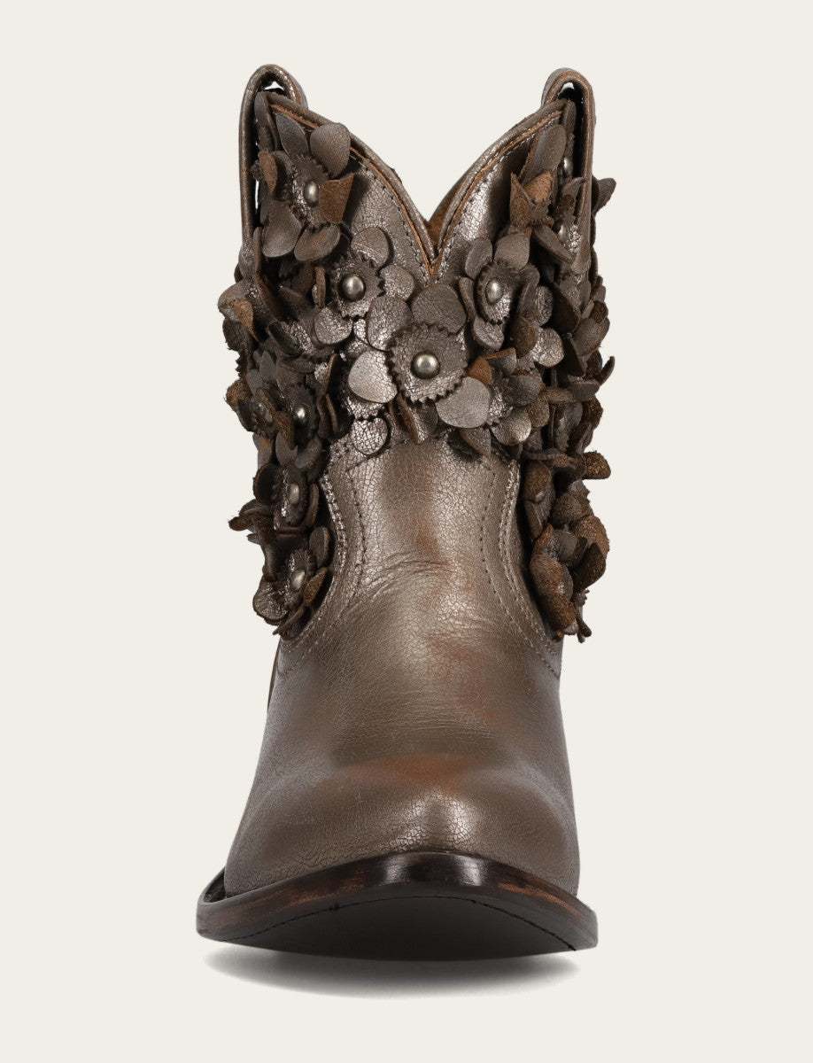 Women's Metallic Stone Billy Flower Boot Metallic Stone