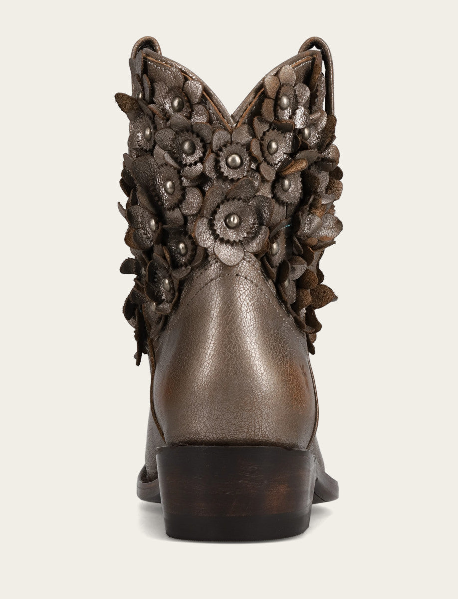 Women's Metallic Stone Billy Flower Boot Metallic Stone