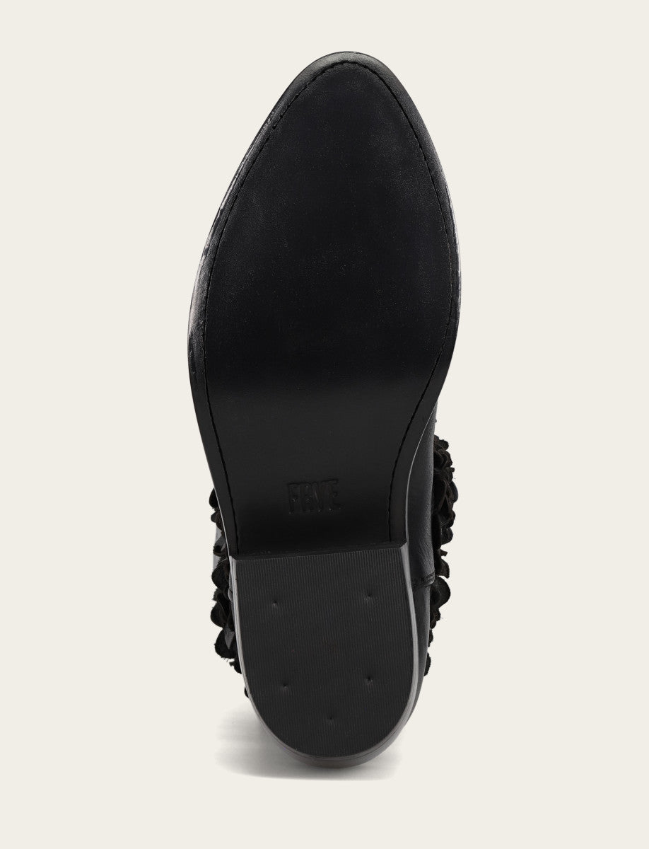 Women's Black Billy Flower Boot Black