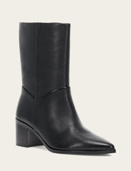 Women's Black Sadie Softy Mid Booties Black
