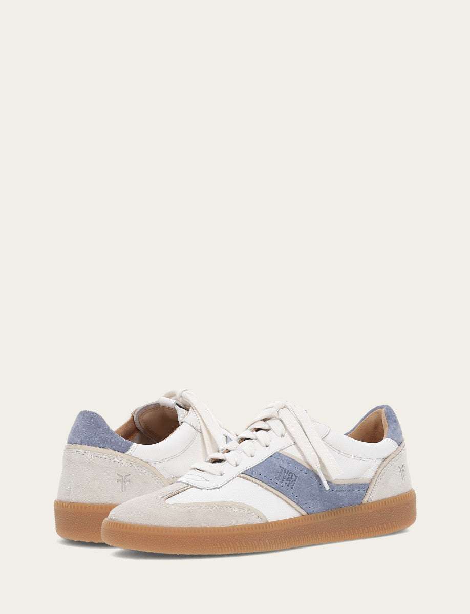 Women's Ivory Azul Milly Low Lace Sneakers Ivory Azul