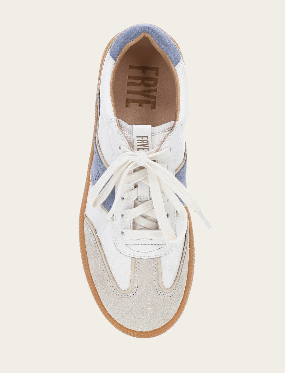 Women's Ivory Azul Milly Low Lace Sneakers Ivory Azul