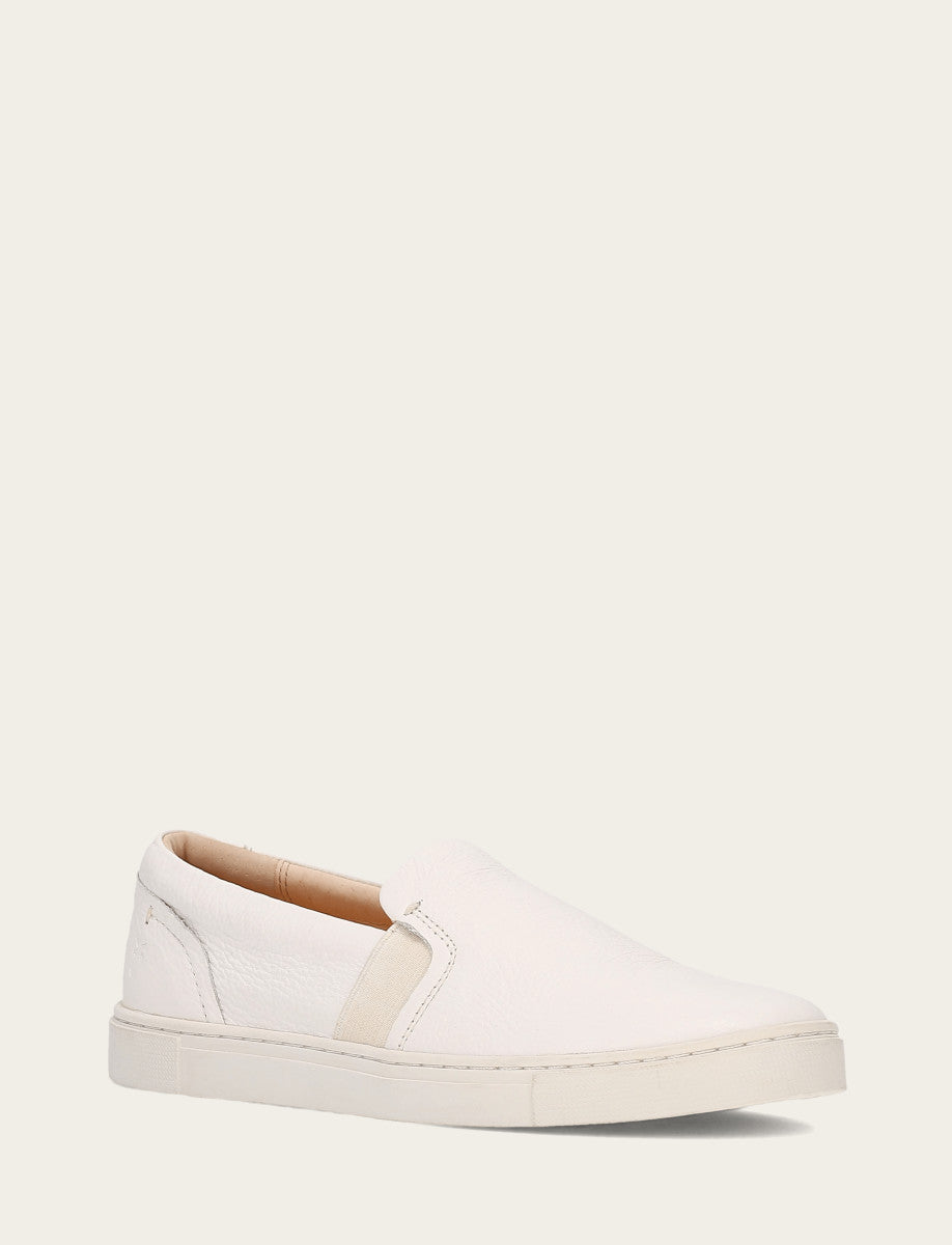 Women's White Ivy Slip On Sneakers White