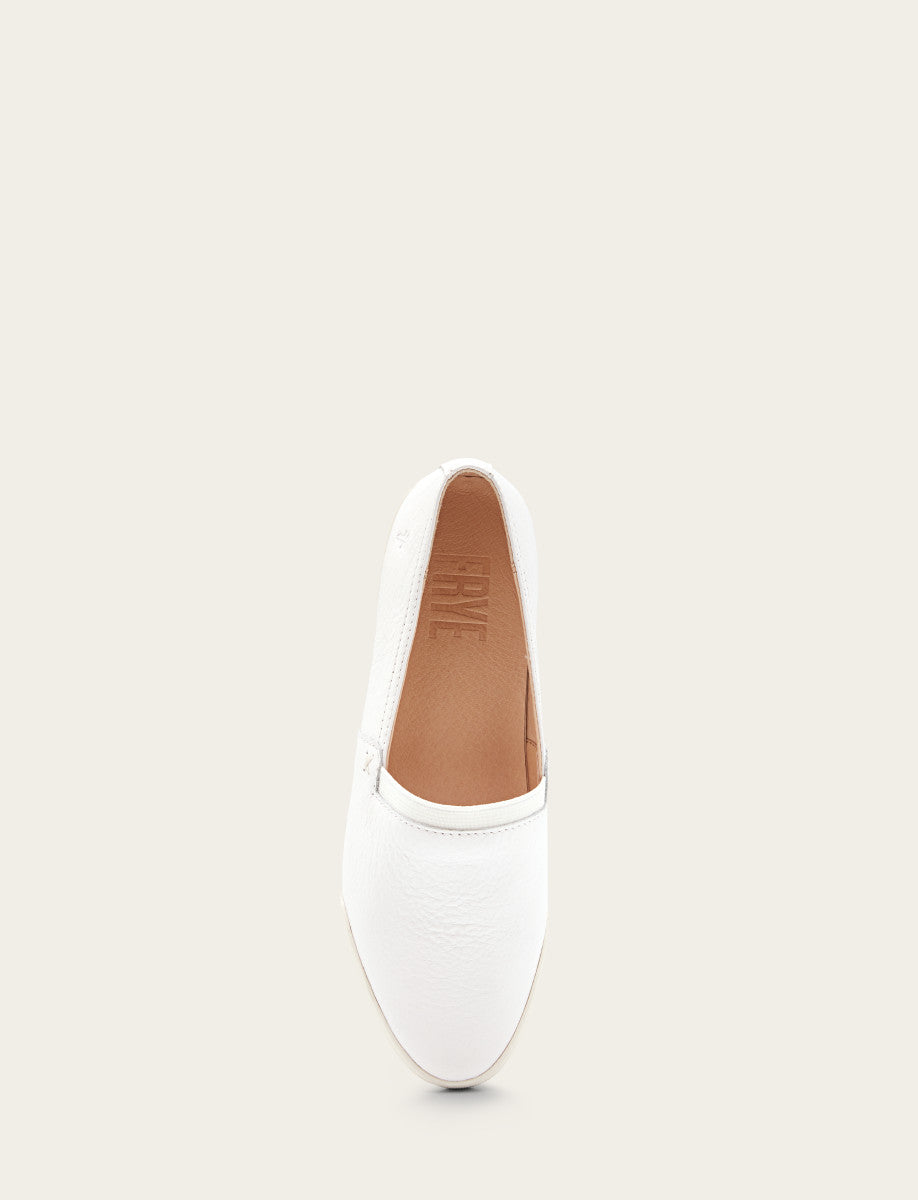 Women's White Melanie Slip On Sneakers White