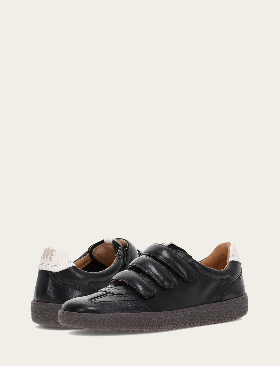 Women's Black Milly 3 Strap Sneakers Black