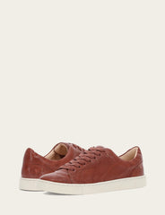 Women's Cognac Ivy Low Lace Sneakers Cognac
