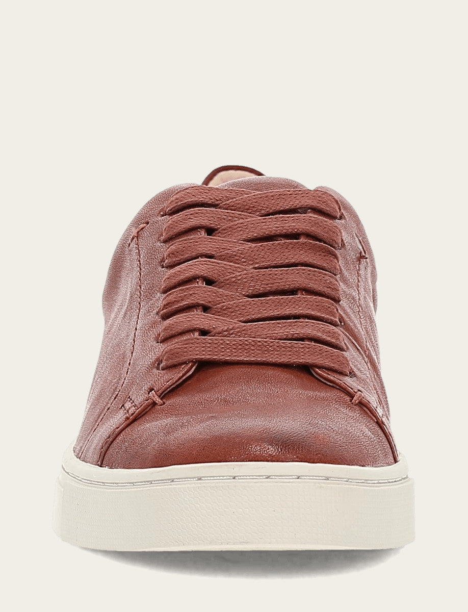 Women's Cognac Ivy Low Lace Sneakers Cognac