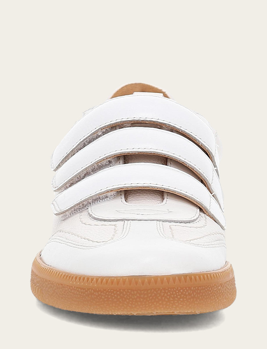 Women's White Milly 3 Strap Sneakers White