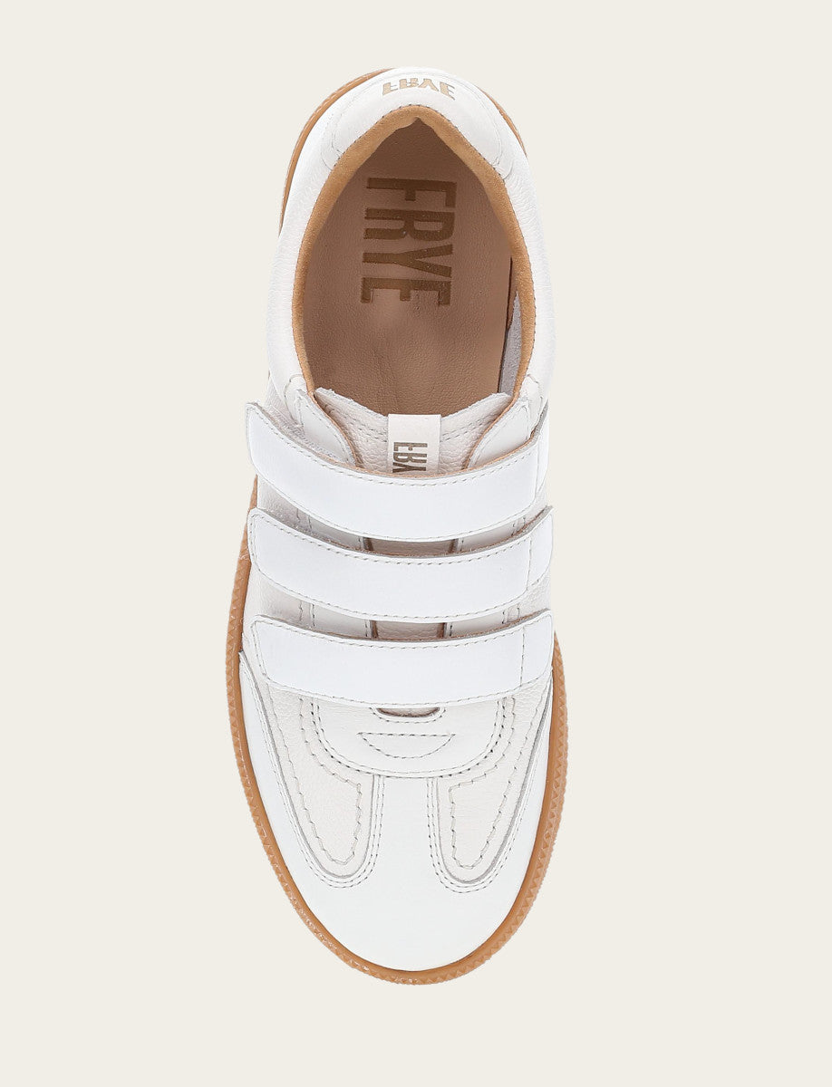 Women's White Milly 3 Strap Sneakers White