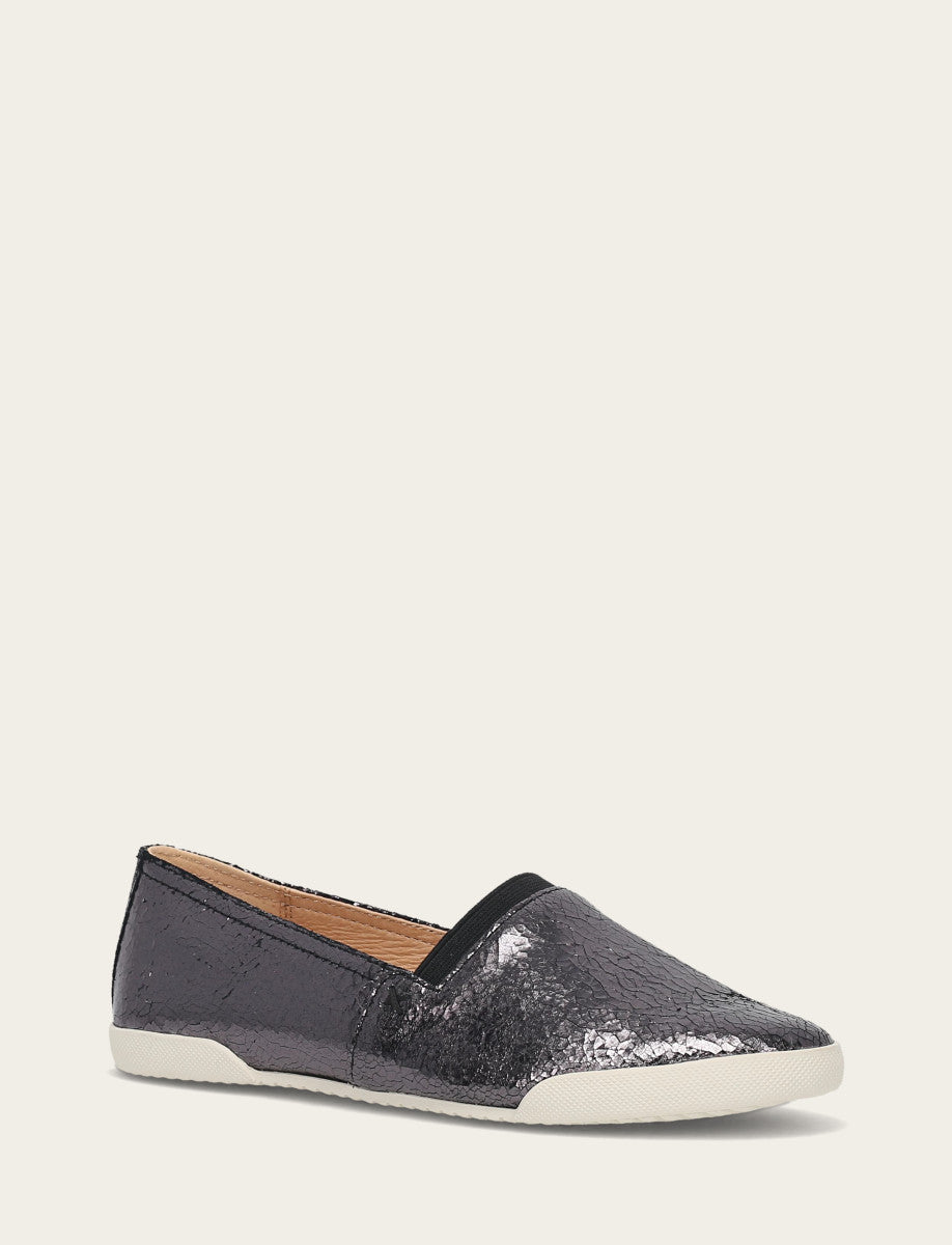 Women's Pewter Mirror Melanie Slip On Sneakers Pewter Mirror