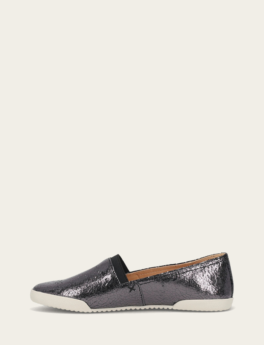 Women's Pewter Mirror Melanie Slip On Sneakers Pewter Mirror