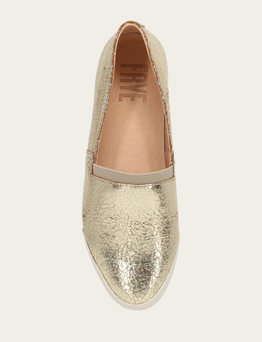 Women's Gold Mirror Melanie Slip On Sneakers Gold Mirror