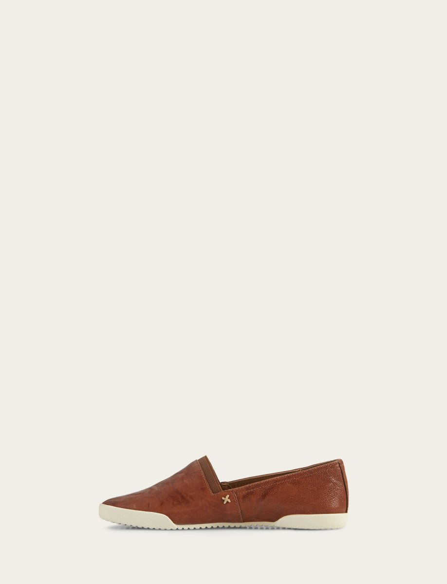 Women's Cognac Melanie Slip On Sneakers Cognac