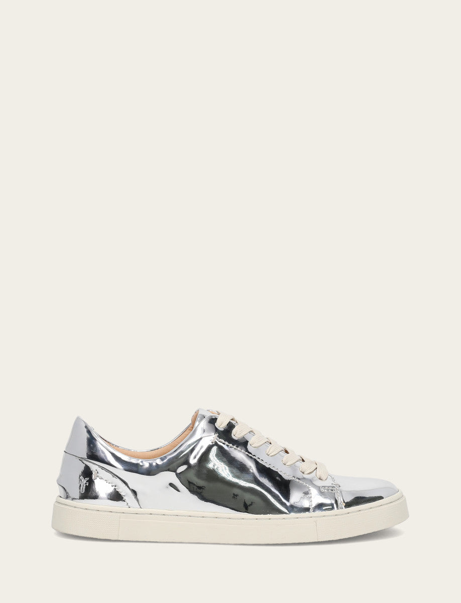 Women's Silver Ivy Low Lace Slip On Sneakers Silver